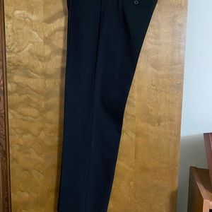 Classic mid-rise black trouser.  Size 10 average.
